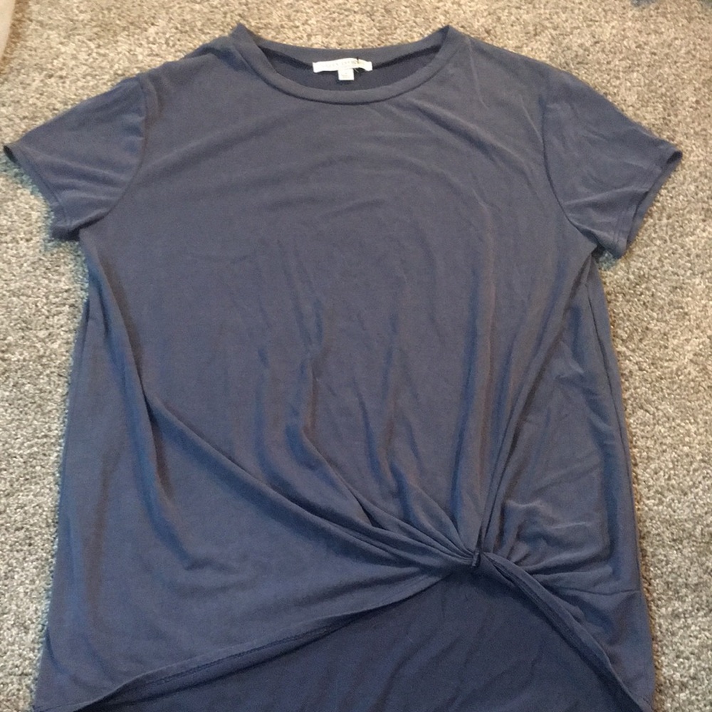 dusky dark blue shirt